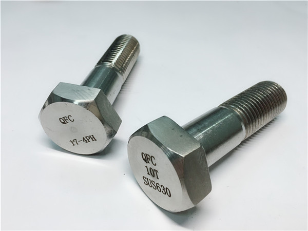 din931 curah pengerasan aisi 630 (17-4ph) bolt hex keluli tahan karat