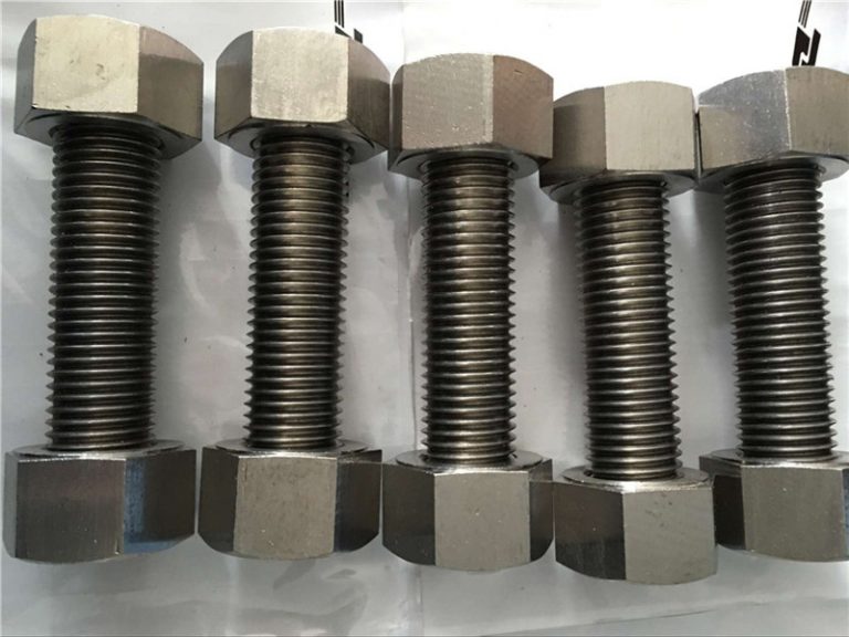 nikel aloi 400 en2.4360 batang benang sepenuhnya dengan pengikat kacang