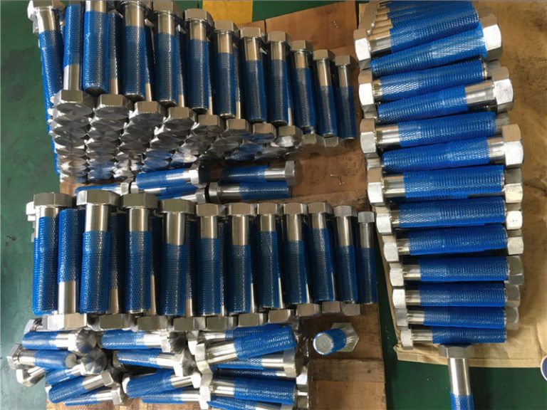 sus 304l en1.4306 ss fastener hex bolts iso4014 half thread