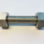 bolt stud c / w 2 bolt hex berat