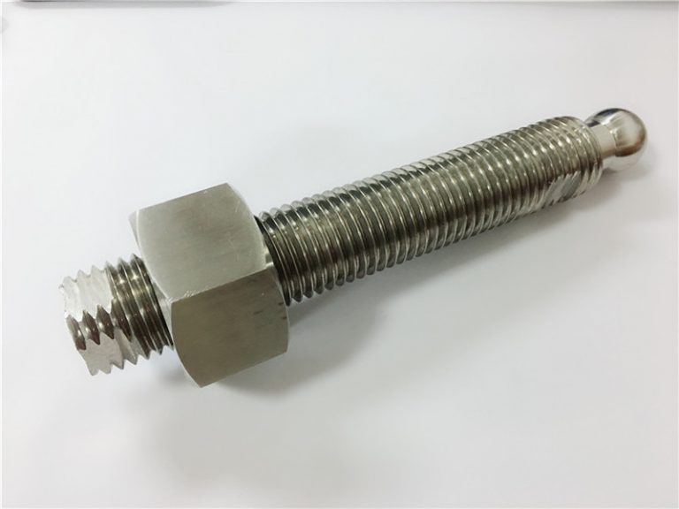 disesuaikan berkualiti tinggi cnc lathe bertukar pengikat stud bola titanium