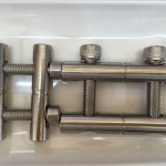 ansi 316ti / en 1.4571, 317l / en 1.4438 siri rod penyambung bahagian keluli tahan karat